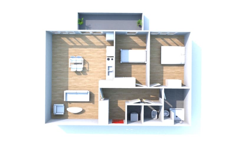 Flat Rue Thomas Edison in Petit-Couronne
