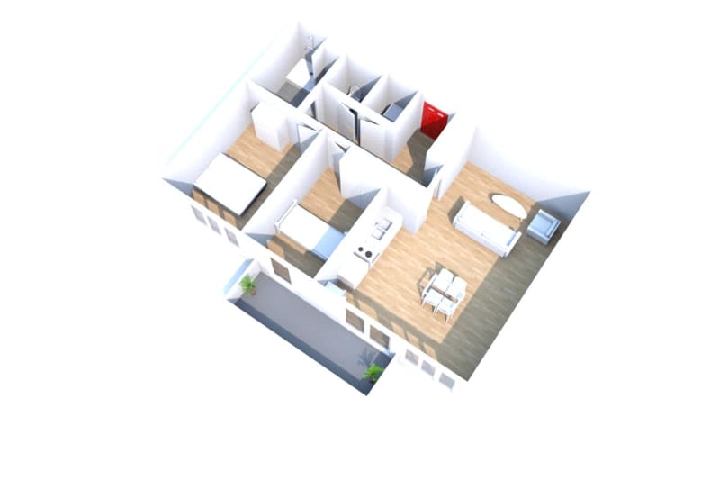 Flat Rue Thomas Edison in Petit-Couronne