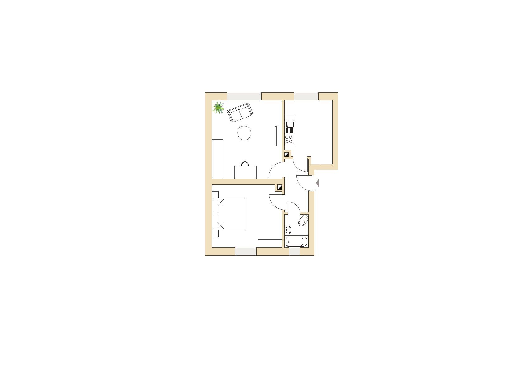 Wohnung Leipziger Straße in Böhlen