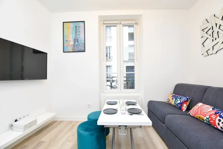 Flat Rue Paul Fort in Paris