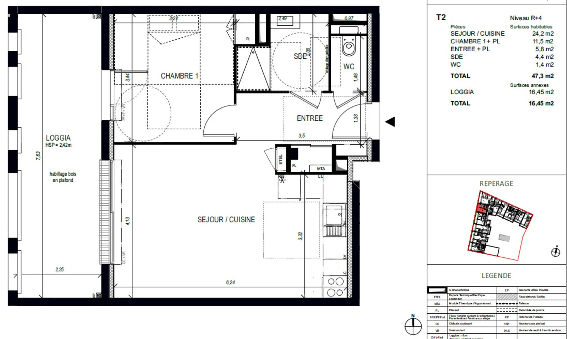 Appartement Rue de Cénac à Bordeaux