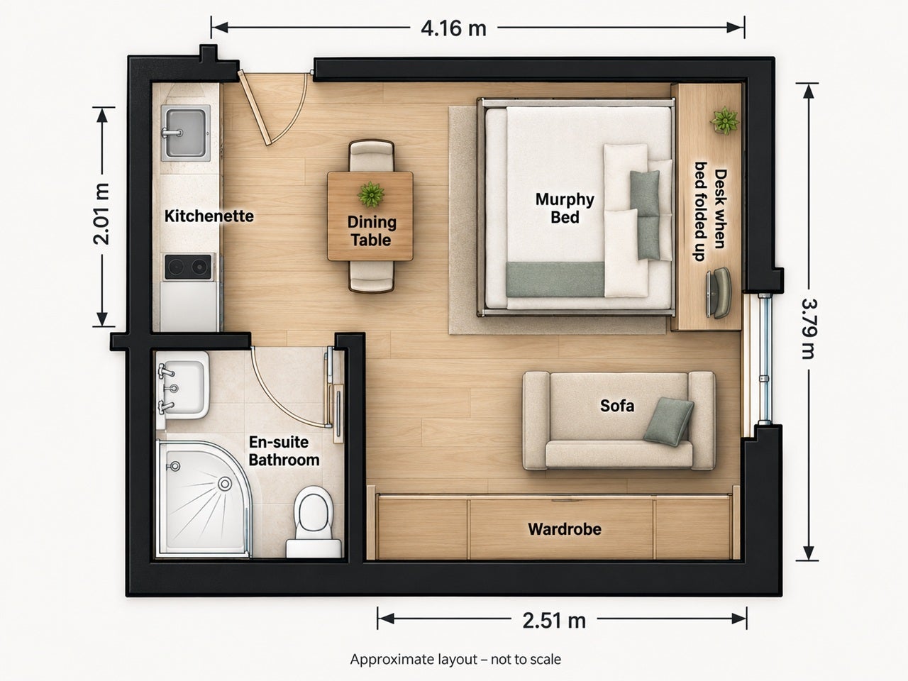 Flat Elgin Road in Greater London