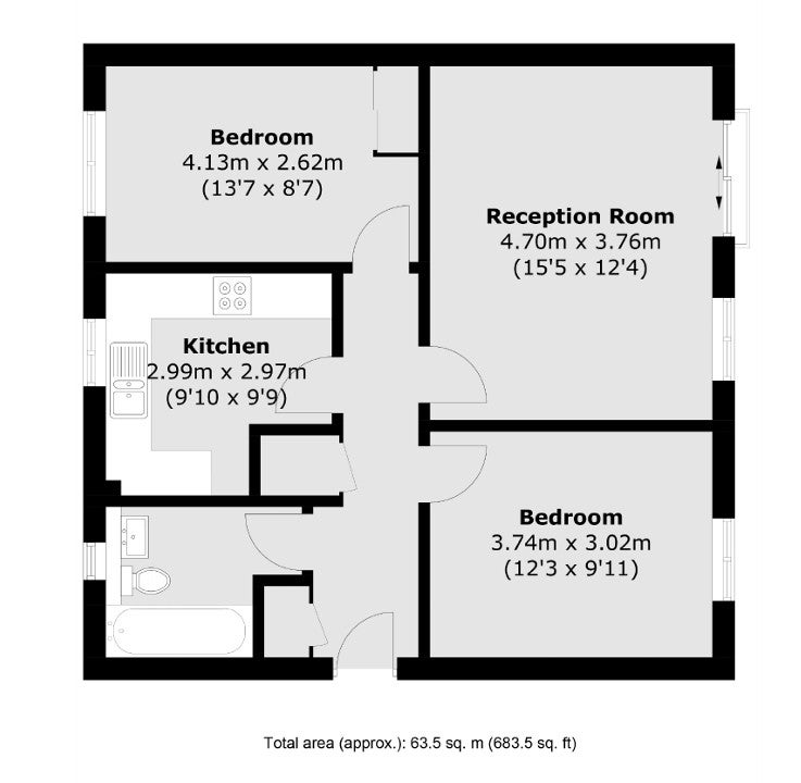 Flat Adams Close in Greater London