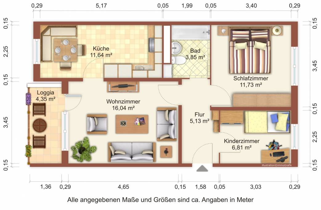 Wohnung Makarenkostraße in Greifswald