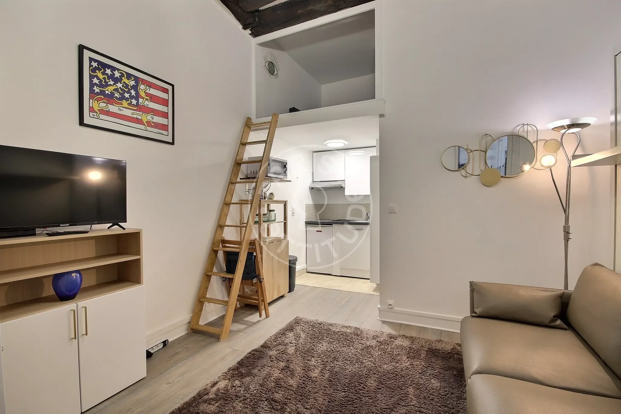 Flat Rue Rambuteau in Paris