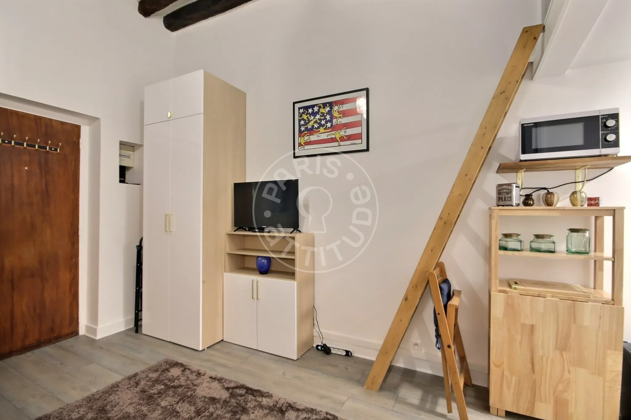 Flat Rue Rambuteau in Paris