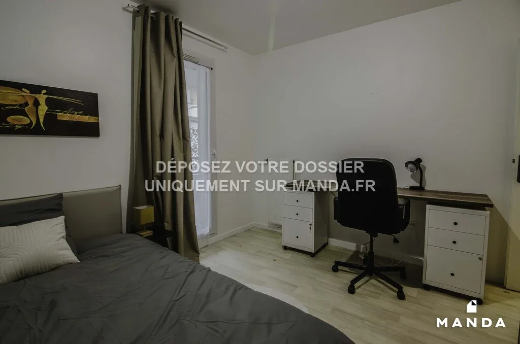 Chambre Rue Nelson Mandela à Deuil-la-Barre