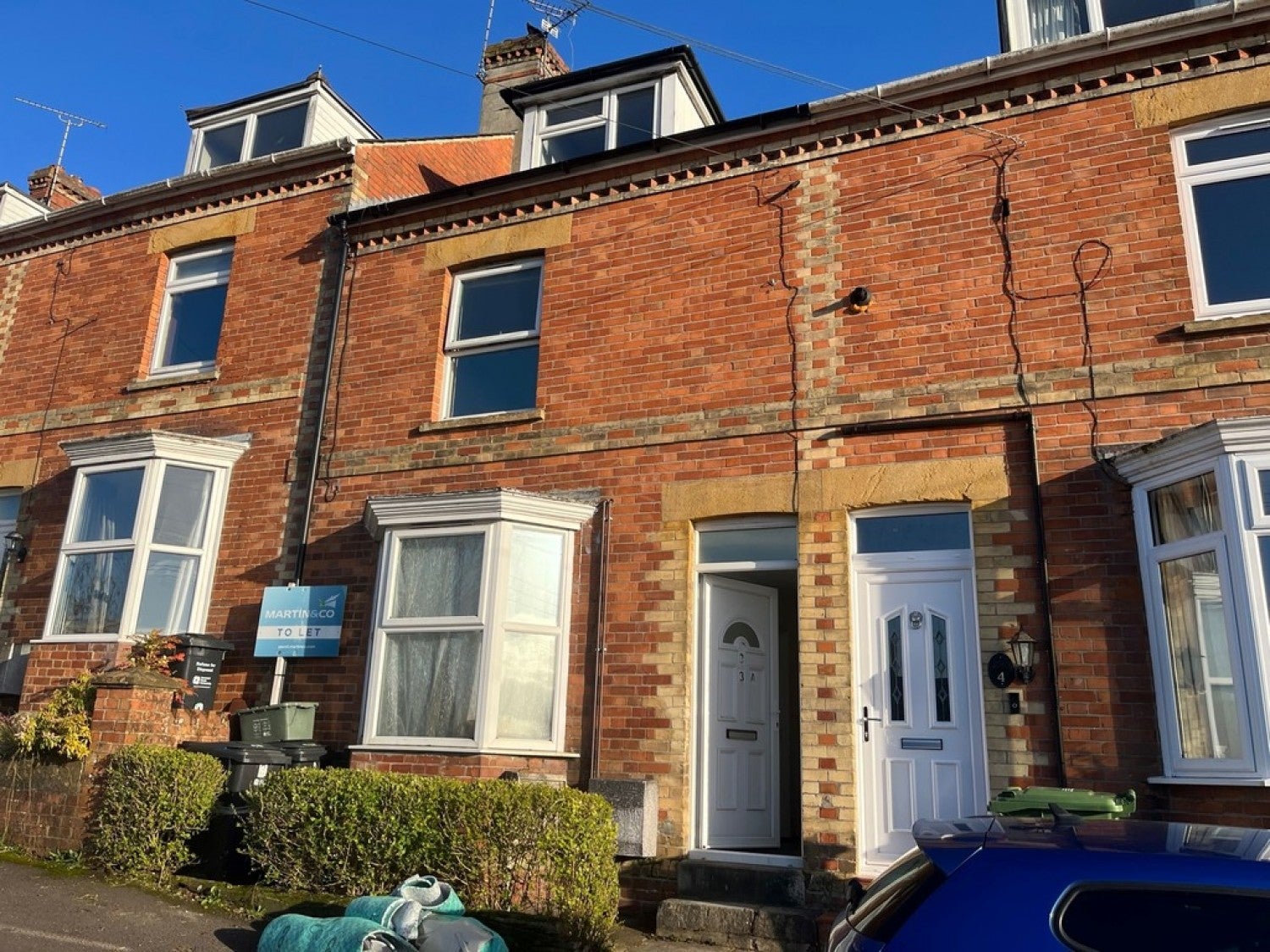 Flat Hillside Terrace in Yeovil