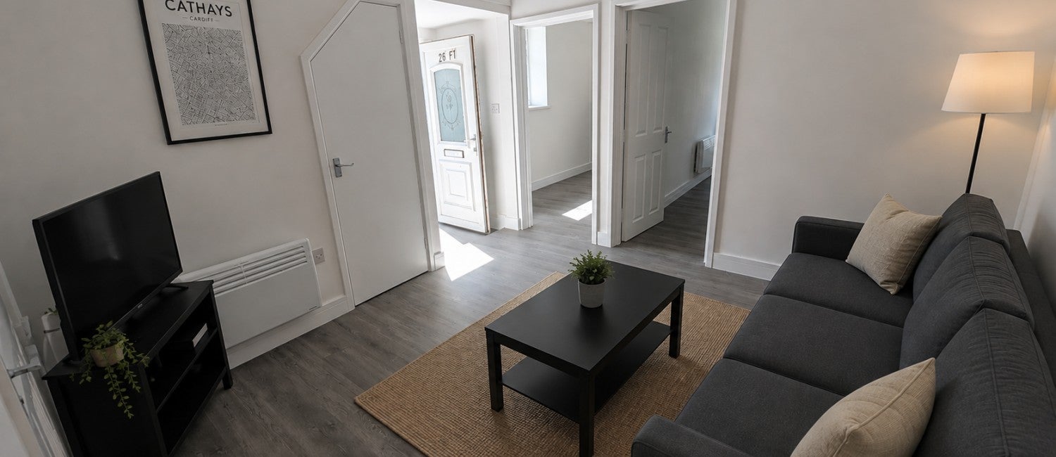 Flat Minny Street in Cardiff