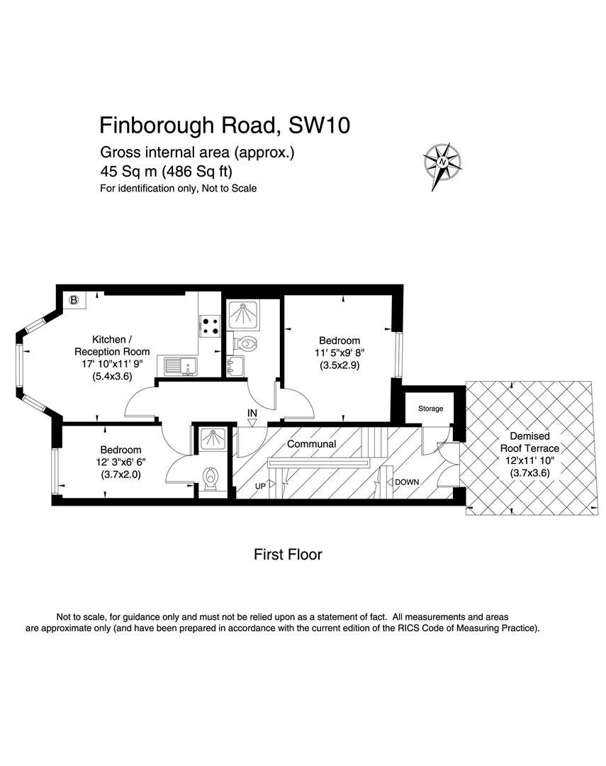 Flat Finborough Road in Greater London