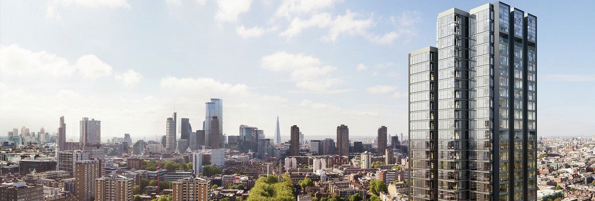Flat City Road in Greater London