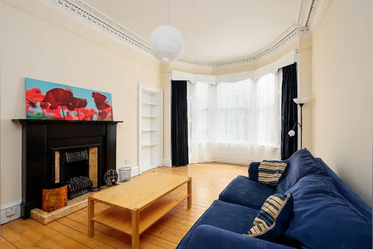 Flat Leith Walk in City of Edinburgh