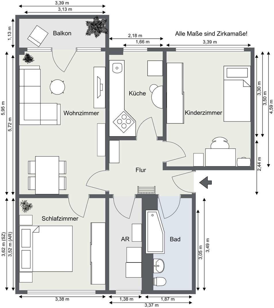 Wohnung Pskower Straße in Gera