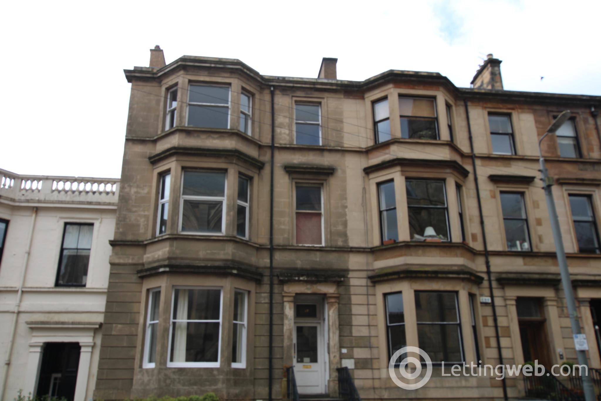 Flat Buckingham Terrace in Glasgow