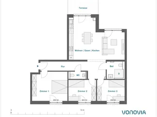 Wohnung Eltingstraße in Essen