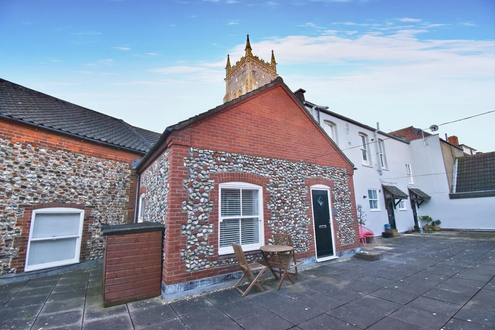 Flat High Street in North Norfolk