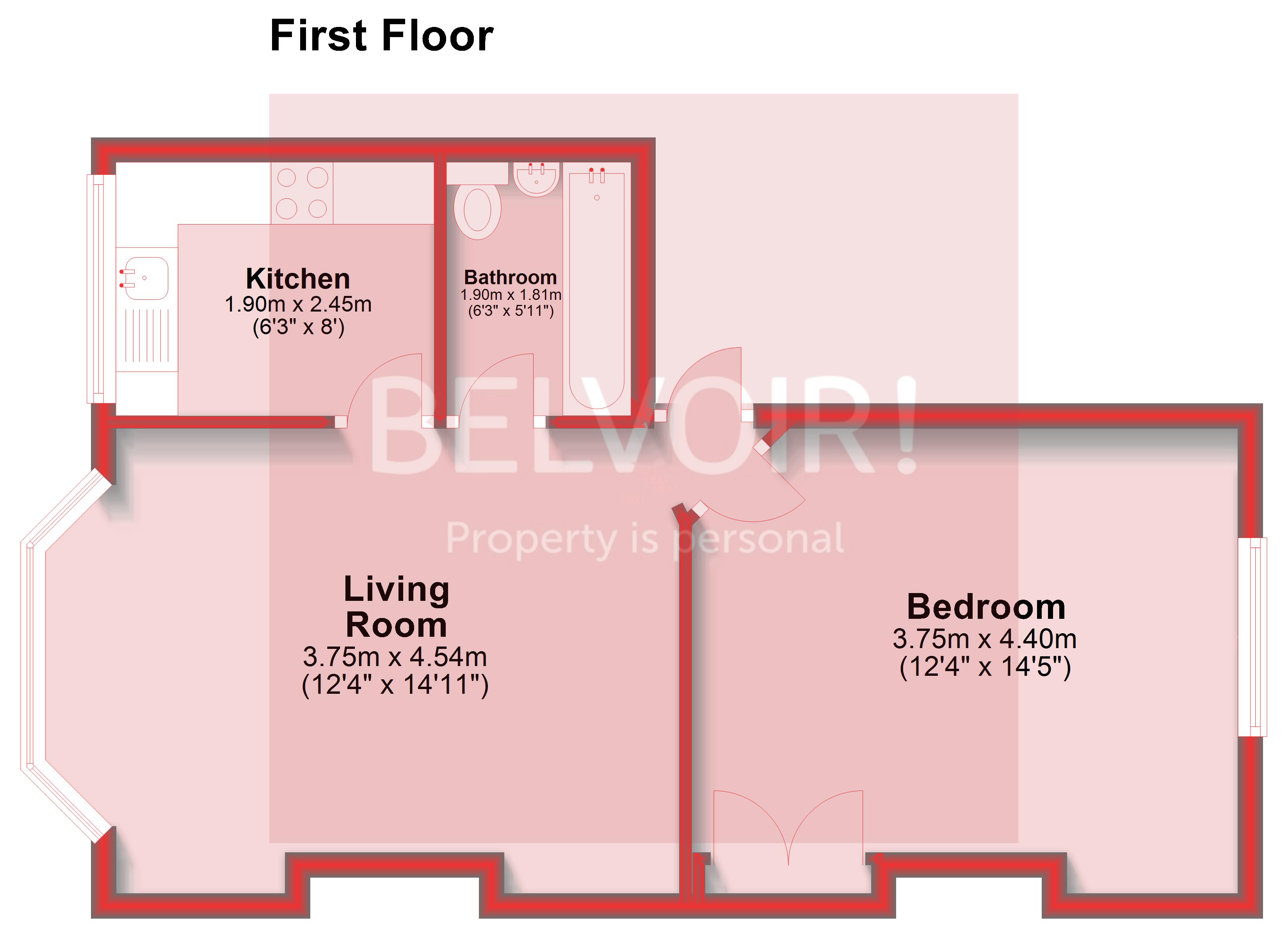 Flat Walpole Terrace in Brighton