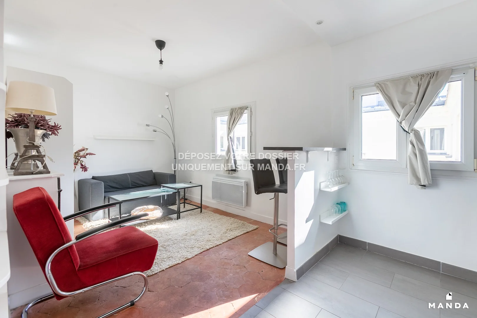 Flat Rue de Douai in Paris