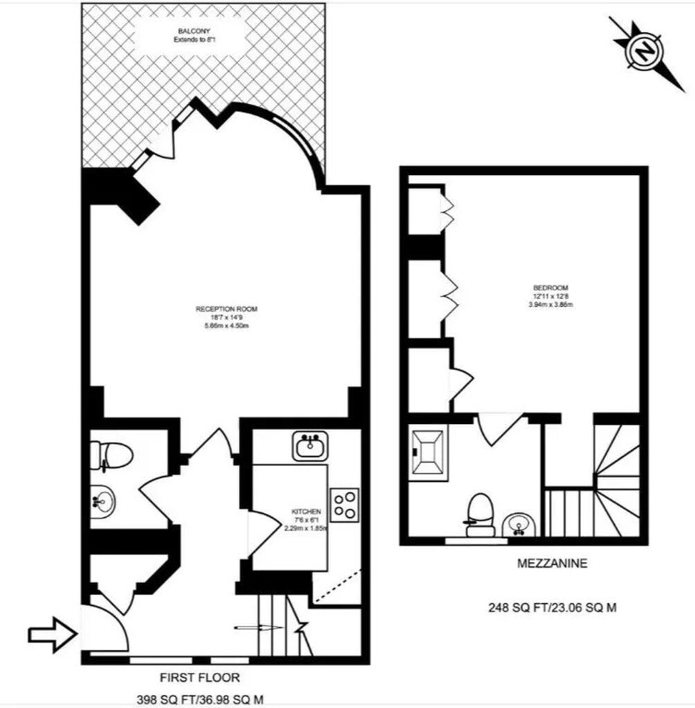 Flat Gunter Grove in Greater London