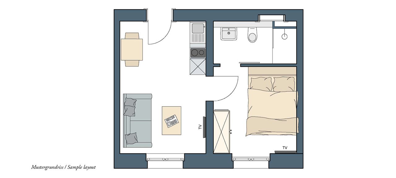 Wohnung Hubertusstraße in Düsseldorf