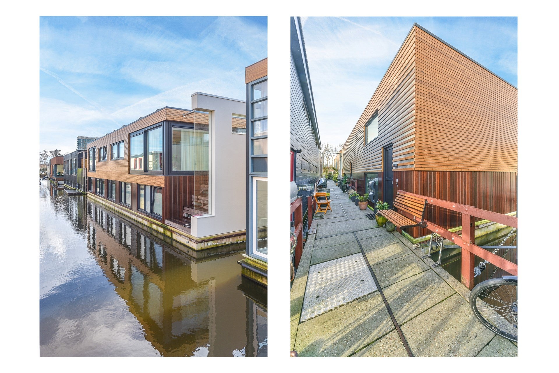Flat IJsbaanpad in Amsterdam