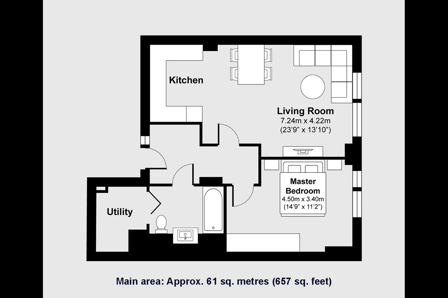 Flat Milford Lane in City of Westminster