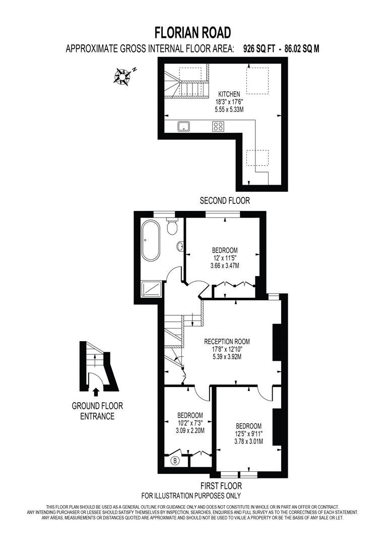 Flat Florian Road in Greater London