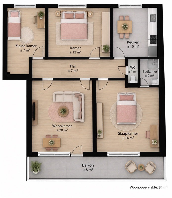 Appartement Diepenbrockstraat 3