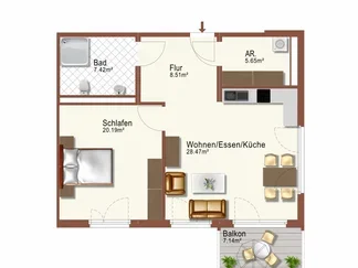 Wohnung Imigstraße in Dortmund