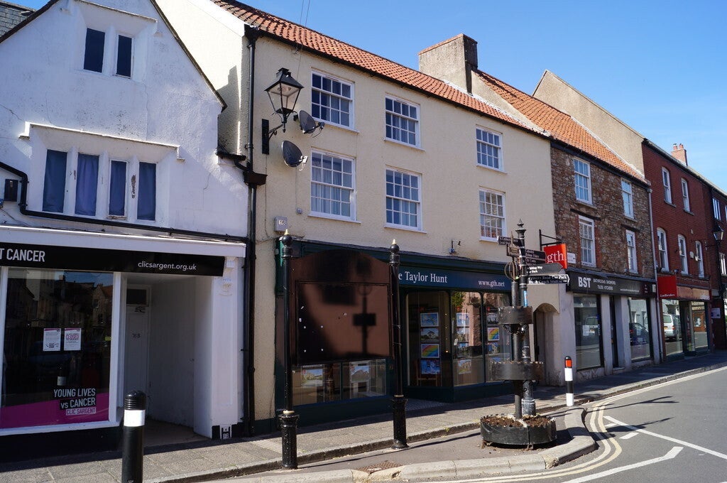 Flat Market Street in Wells