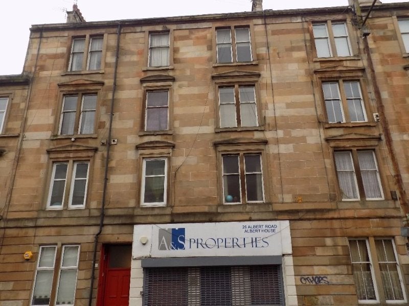 Flat Albert Road in Glasgow