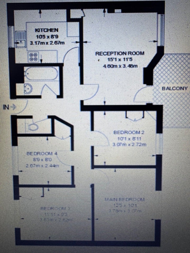 Flat St Oswald's Place in Greater London
