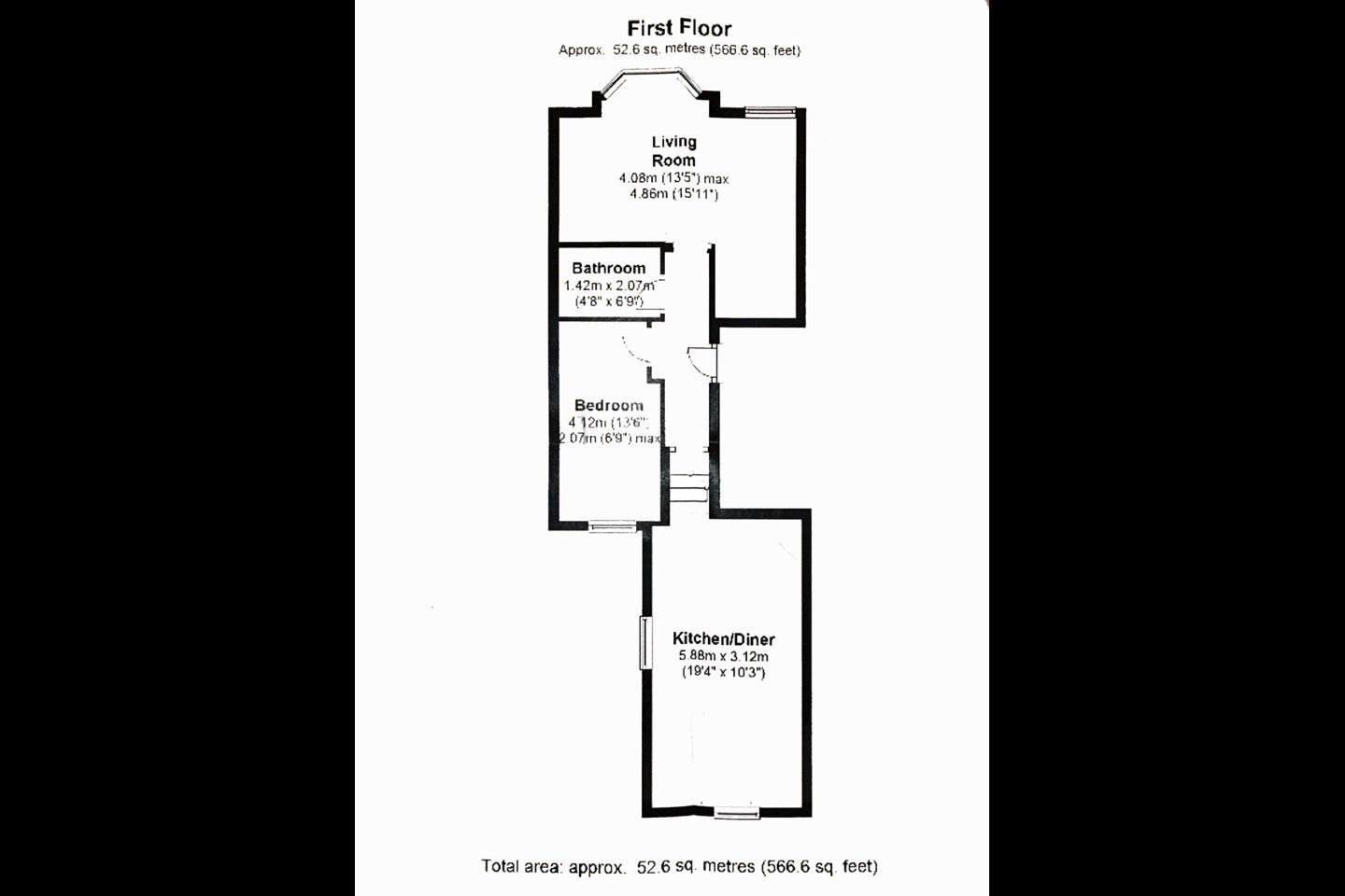 Flat Elderfield Road in Greater London