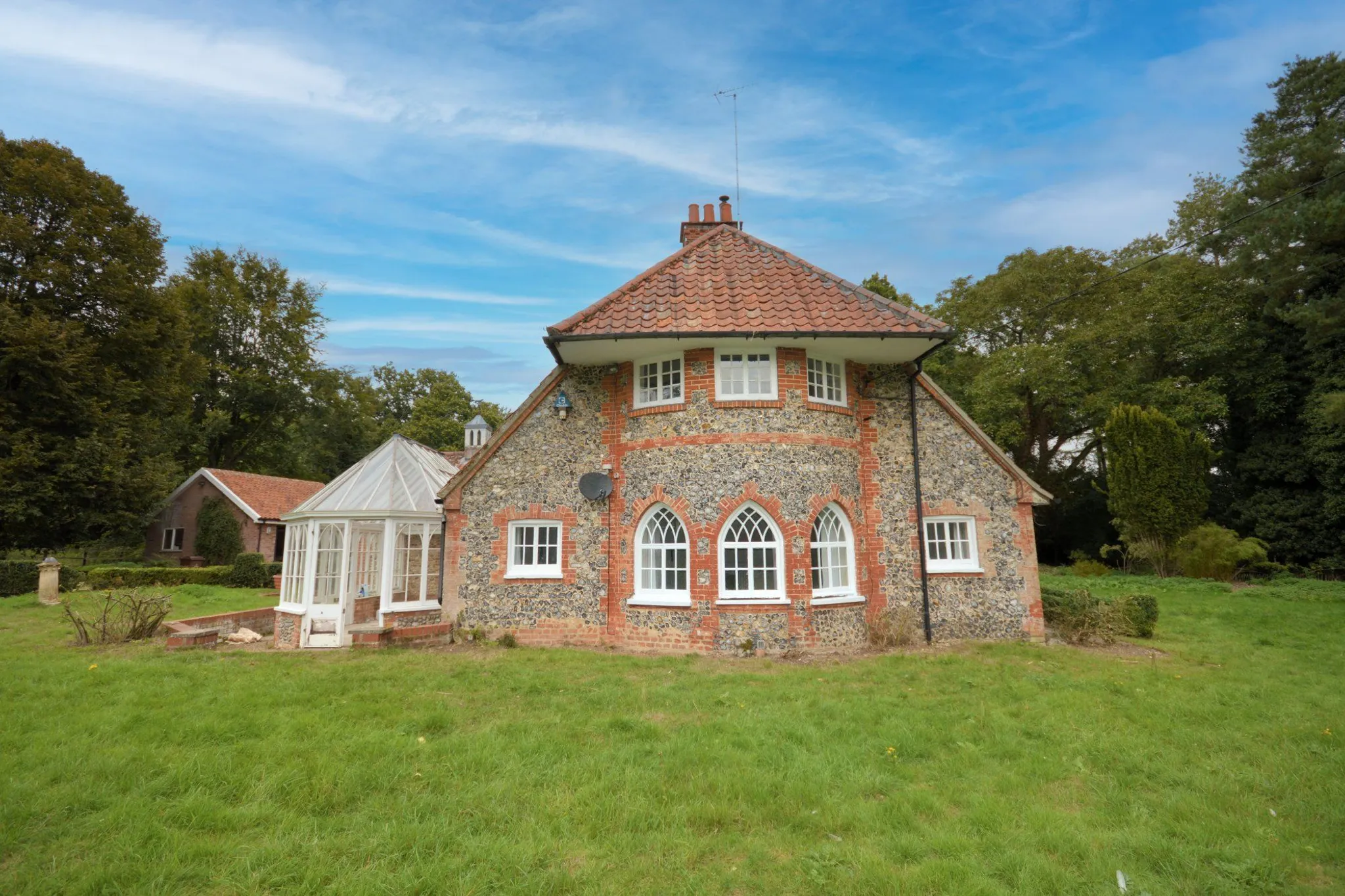 House Heath Road in Breckland District