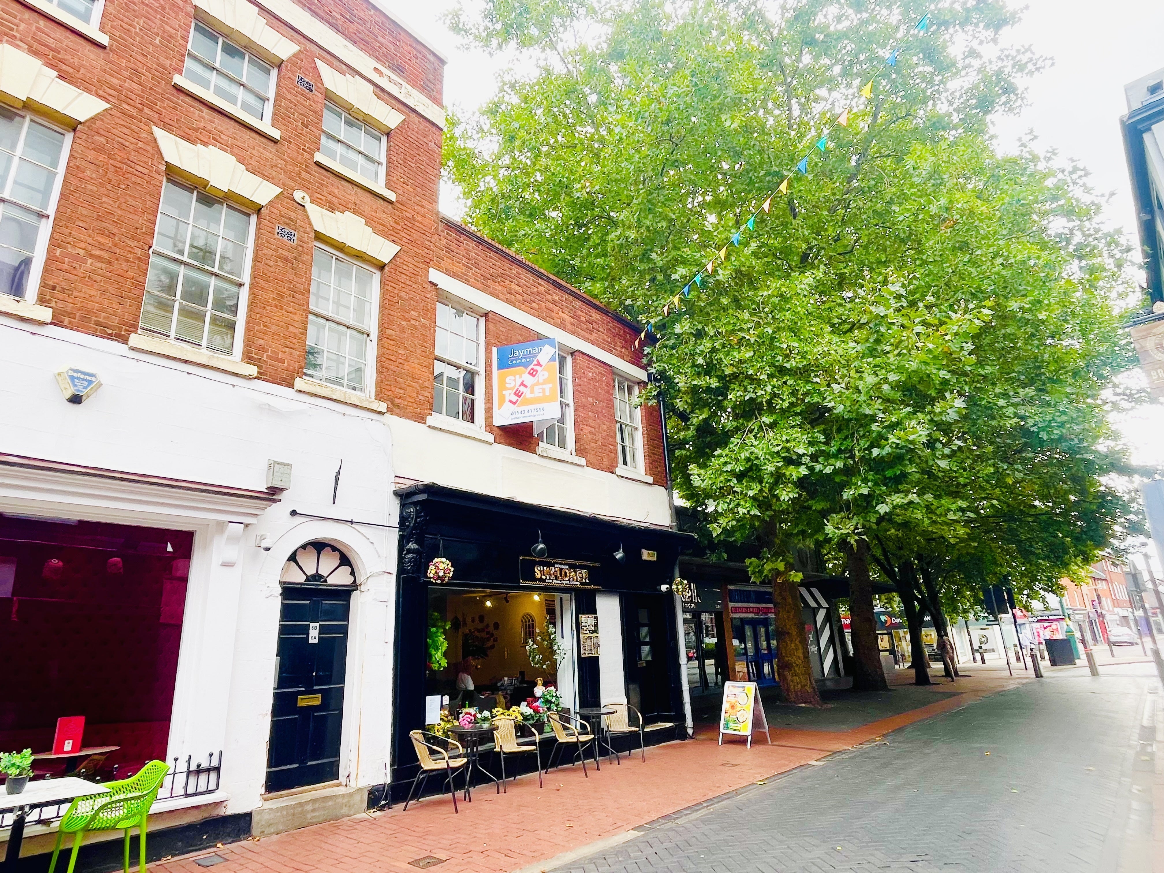 Flat Bird Street in Lichfield