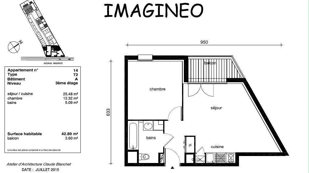 Appartement Avenue André Maginot à Tours