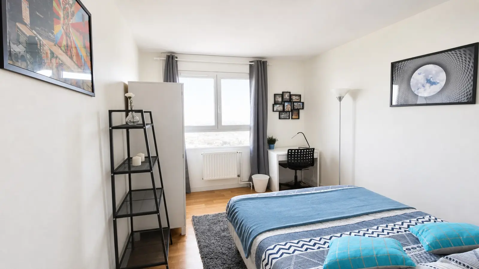 Chambre Rue Vitruve à Paris