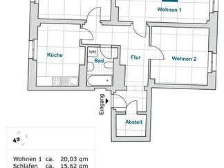 Wohnung Krenkelstraße in Dresden