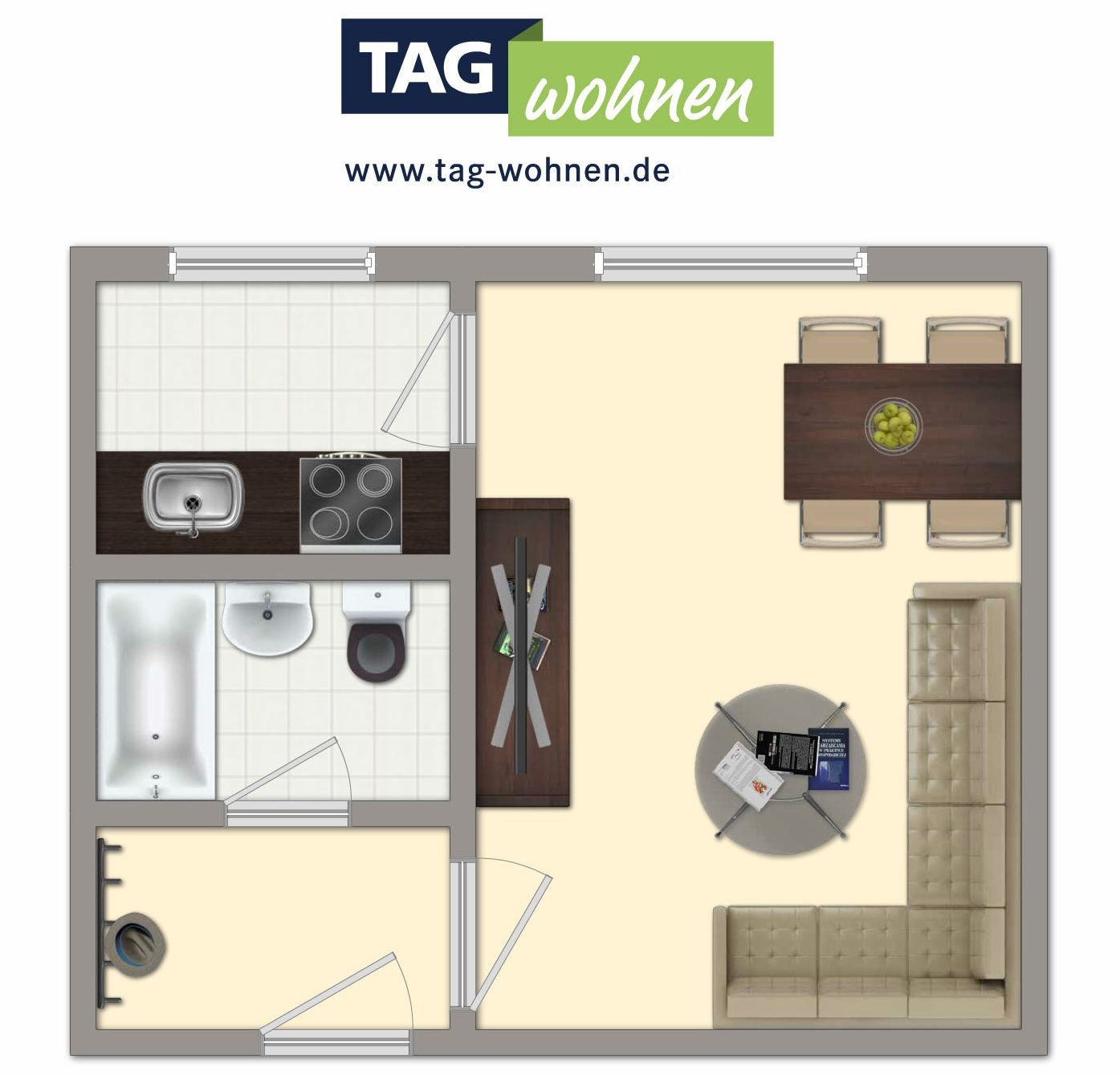 Wohnung Trebelehof in Bergen auf Rügen