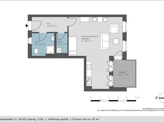 Wohnung Chopinstraße in Leipzig