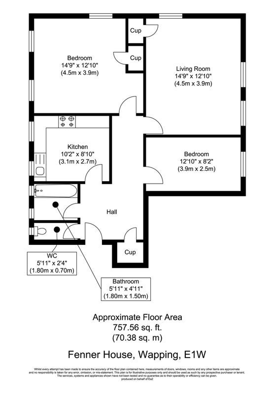 Room Watts Street in Greater London