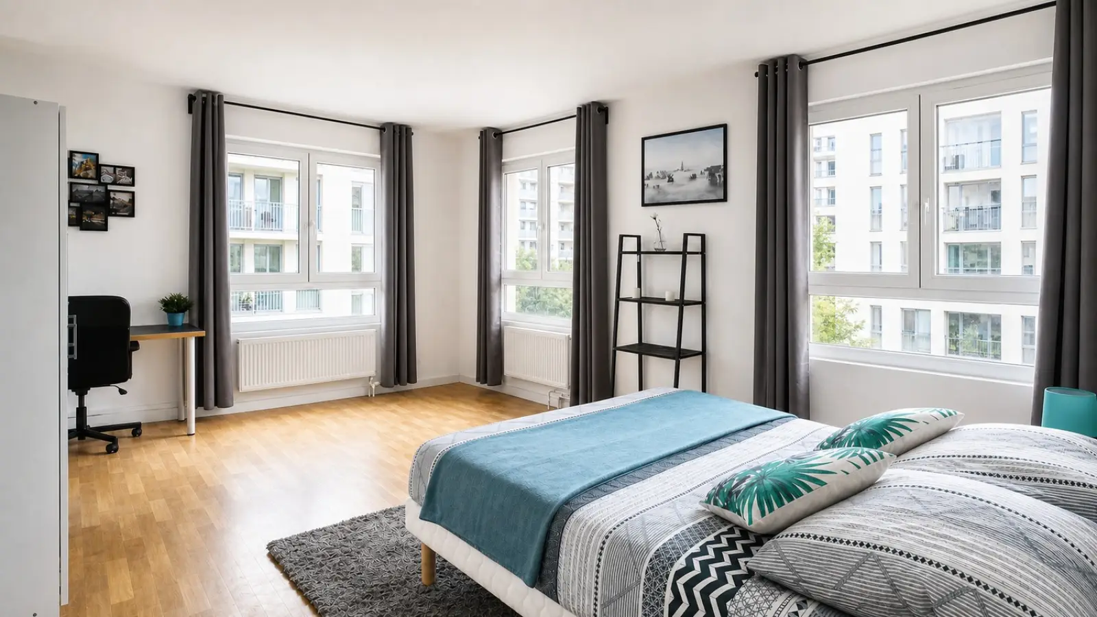 Chambre Rue Vitruve à Paris