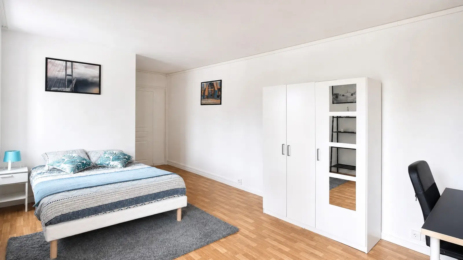 Chambre Rue Vitruve à Paris