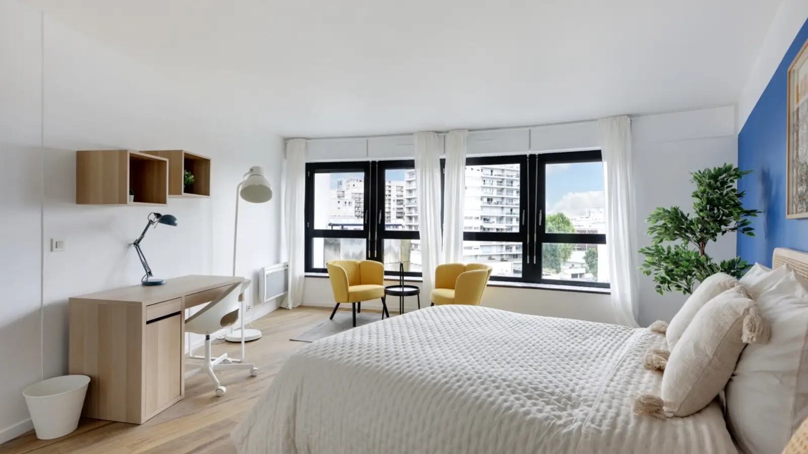 Chambre Rue de l'Abreuvoir à Courbevoie
