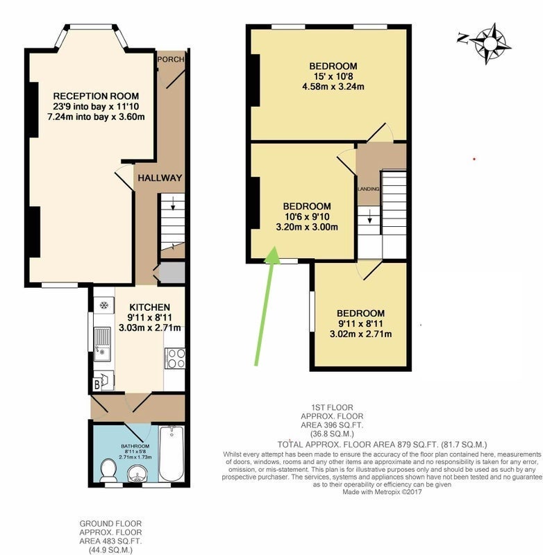 Room Frobisher Street in Greater London