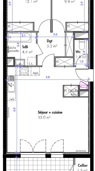 Appartement Route de Vienne à Primarette