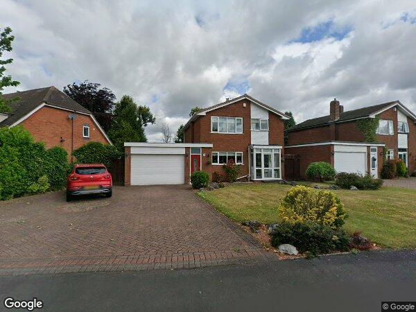 House Stencills Road in Aldridge