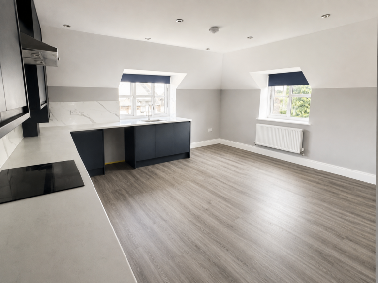 Flat Redan Road in Rushmoor