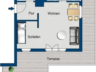 Wohnung Gluckstraße in Dresden