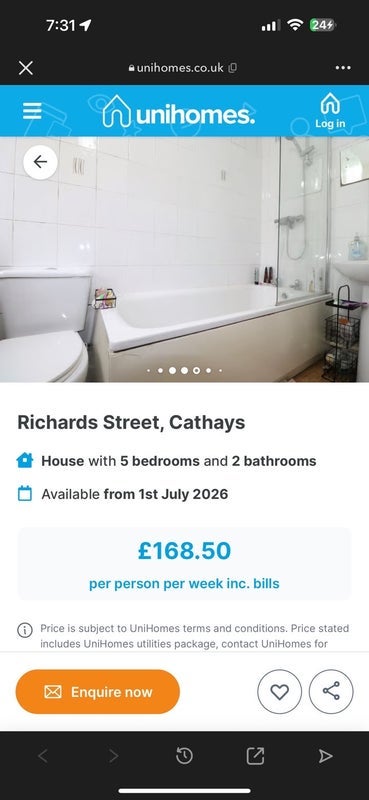 Room Richards Street in Cardiff